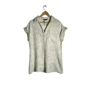 Zara Women’s Tweed Collared Mini Dress - Size Small - NWT